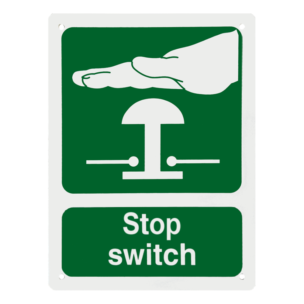 Stop Switch Notice Elevator Equipment